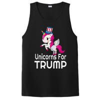 Presidential Election Vote Trump Patriotic Unicorn Supporter PosiCharge Competitor Tank