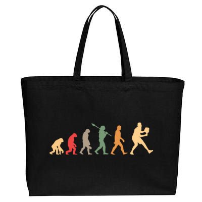 Pickleball Evolution Vintage Cotton Canvas Jumbo Tote