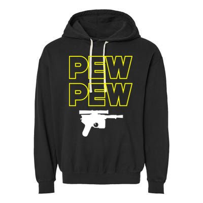Pew Pew Garment-Dyed Fleece Hoodie