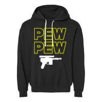 Pew Pew Garment-Dyed Fleece Hoodie