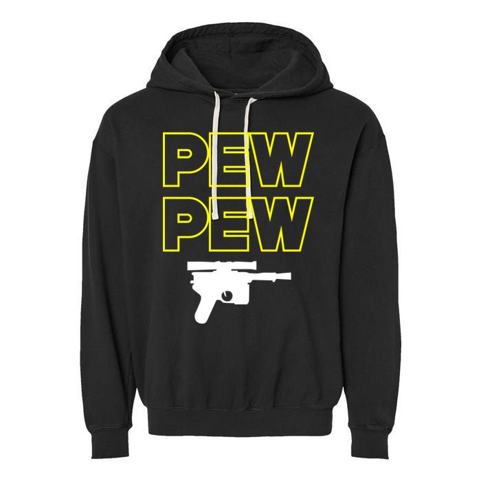 Pew Pew Garment-Dyed Fleece Hoodie