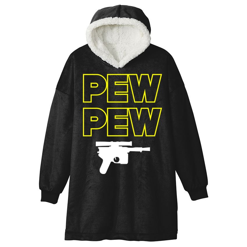 Pew Pew Hooded Wearable Blanket