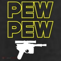 Pew Pew 11oz C Handle Ceramic Mug