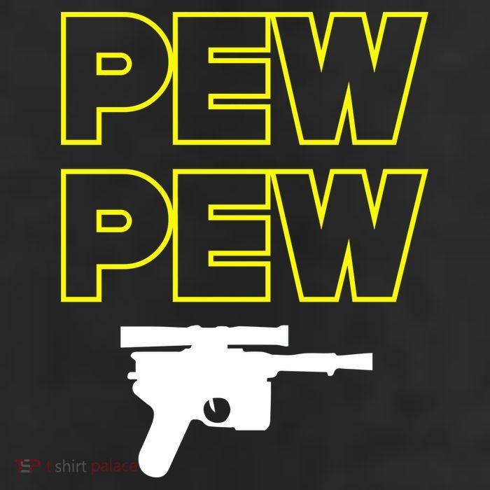 Pew Pew 11oz C Handle Ceramic Mug