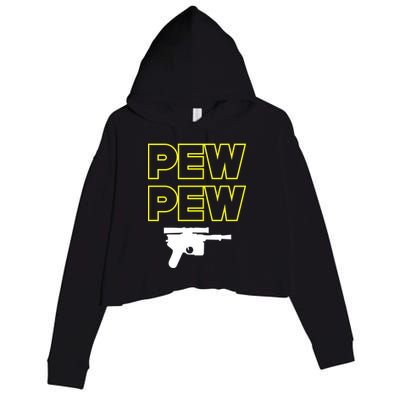 Pew Pew Crop Fleece Hoodie