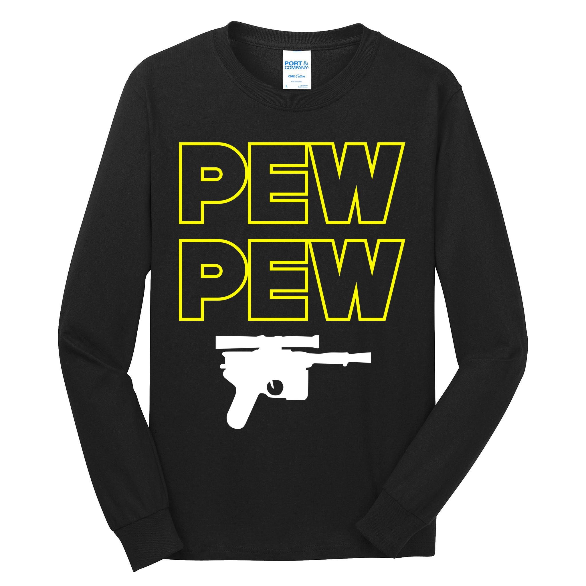 Pew Pew Tall Long Sleeve T-Shirt