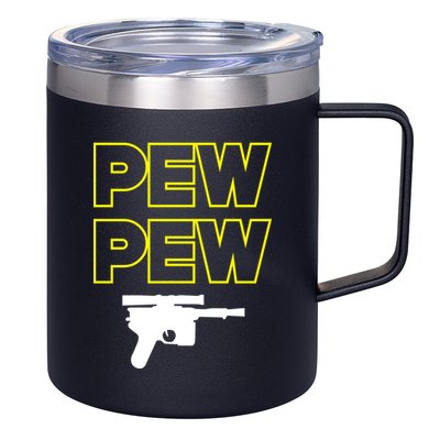 Pew Pew 12oz Stainless Steel Coffee Mug