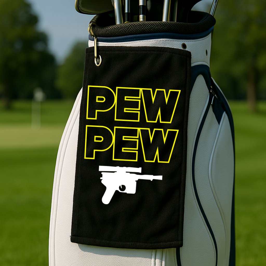 Pew Pew Golf Towel