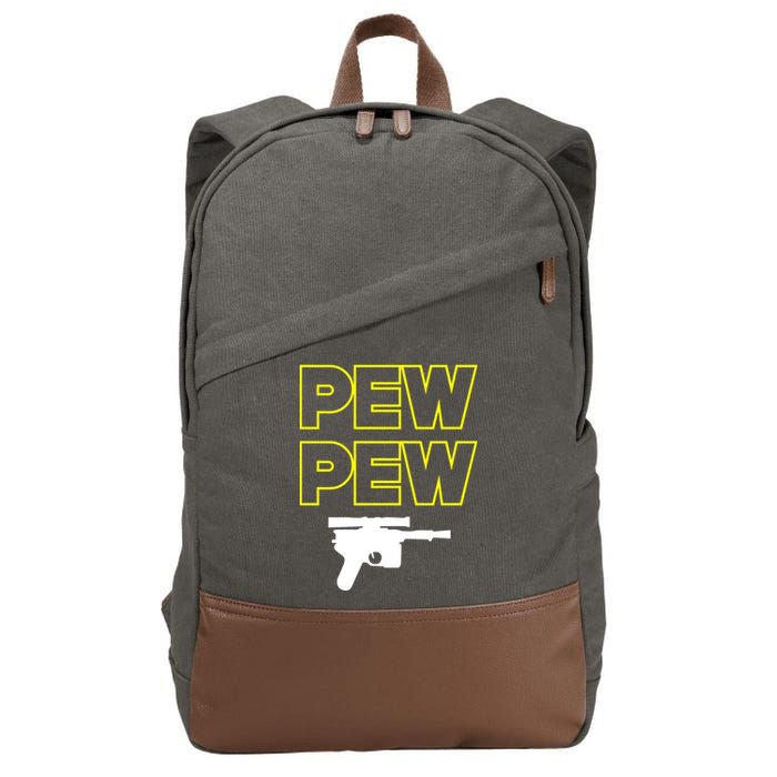 Pew Pew Cotton Canvas Backpack