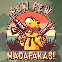 Pew Pew Madafakas Chick Chicken Legacy Tie Dye Trucker Hat