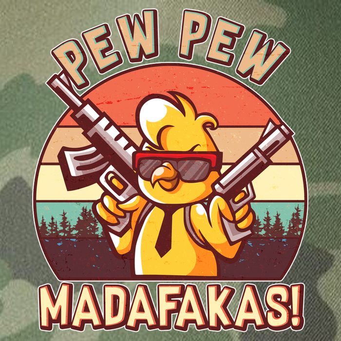 Pew Pew Madafakas Chick Chicken Legacy Tie Dye Trucker Hat
