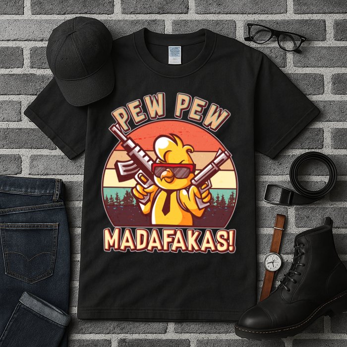 Pew Pew Madafakas Chick Chicken Tall T-Shirt