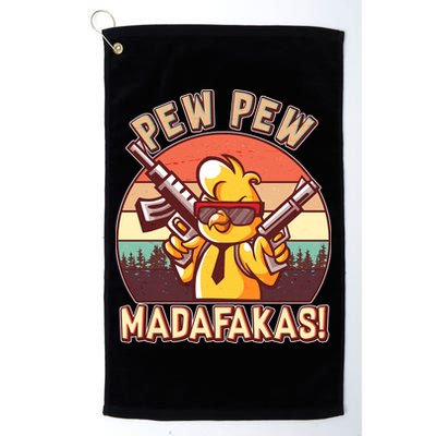 Pew Pew Madafakas Chick Chicken Golf Towel