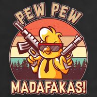Pew Pew Madafakas Chick Chicken Microfiber Hand Towel