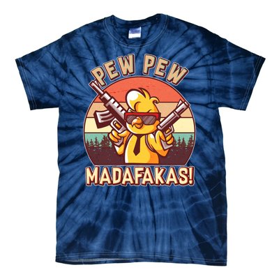 Pew Pew Madafakas Chick Chicken Tie-Dye T-Shirt