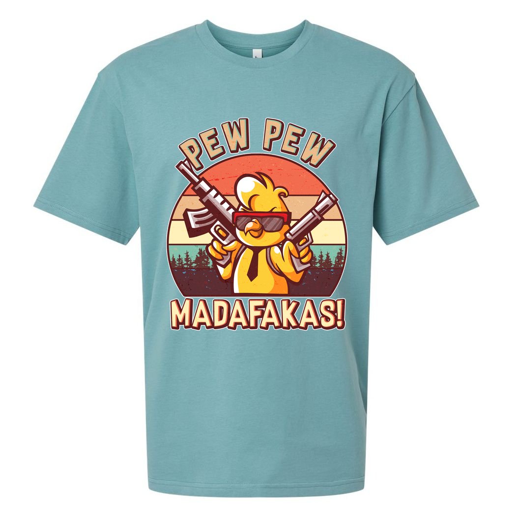 Pew Pew Madafakas Chick Chicken Sueded Cloud Jersey T-Shirt
