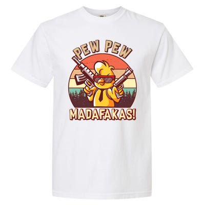 Pew Pew Madafakas Chick Chicken Garment-Dyed Heavyweight T-Shirt