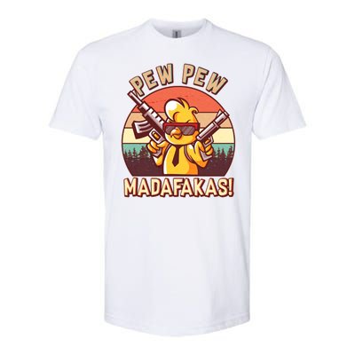 Pew Pew Madafakas Chick Chicken Softstyle CVC T-Shirt