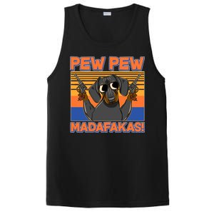 Pew Pew Madafakas Dachshund Dog PosiCharge Competitor Tank