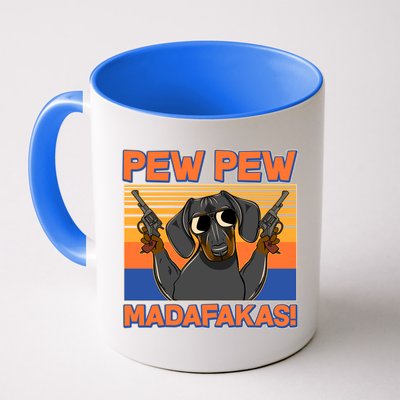 Pew Pew Madafakas Dachshund Dog Mug