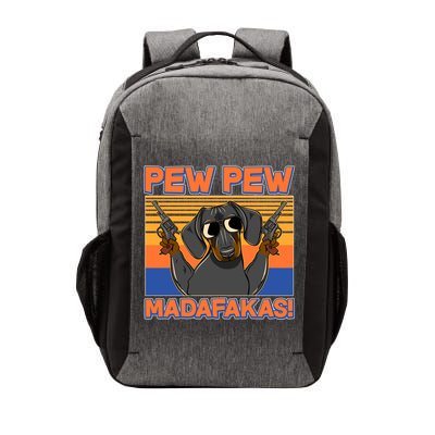 Pew Pew Madafakas Dachshund Dog Vector Backpack