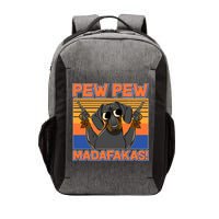 Pew Pew Madafakas Dachshund Dog Vector Backpack