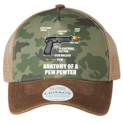 Pew Pewer Anatomy Legacy Tie Dye Trucker Hat