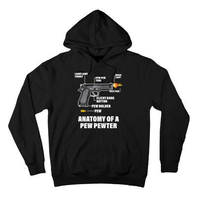 Pew Pewer Anatomy Tall Hoodie