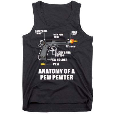 Pew Pewer Anatomy Tank Top