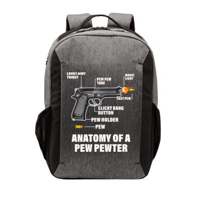 Pew Pewer Anatomy Vector Backpack