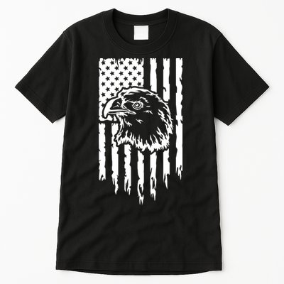 Patriotic Eagle With Us Flag  Usa Tall T-Shirt
