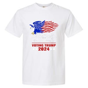 Patriotic Eagle We The People Have Had Enough Trump 2024 Funny Gift Garment-Dyed Heavyweight T-Shirt