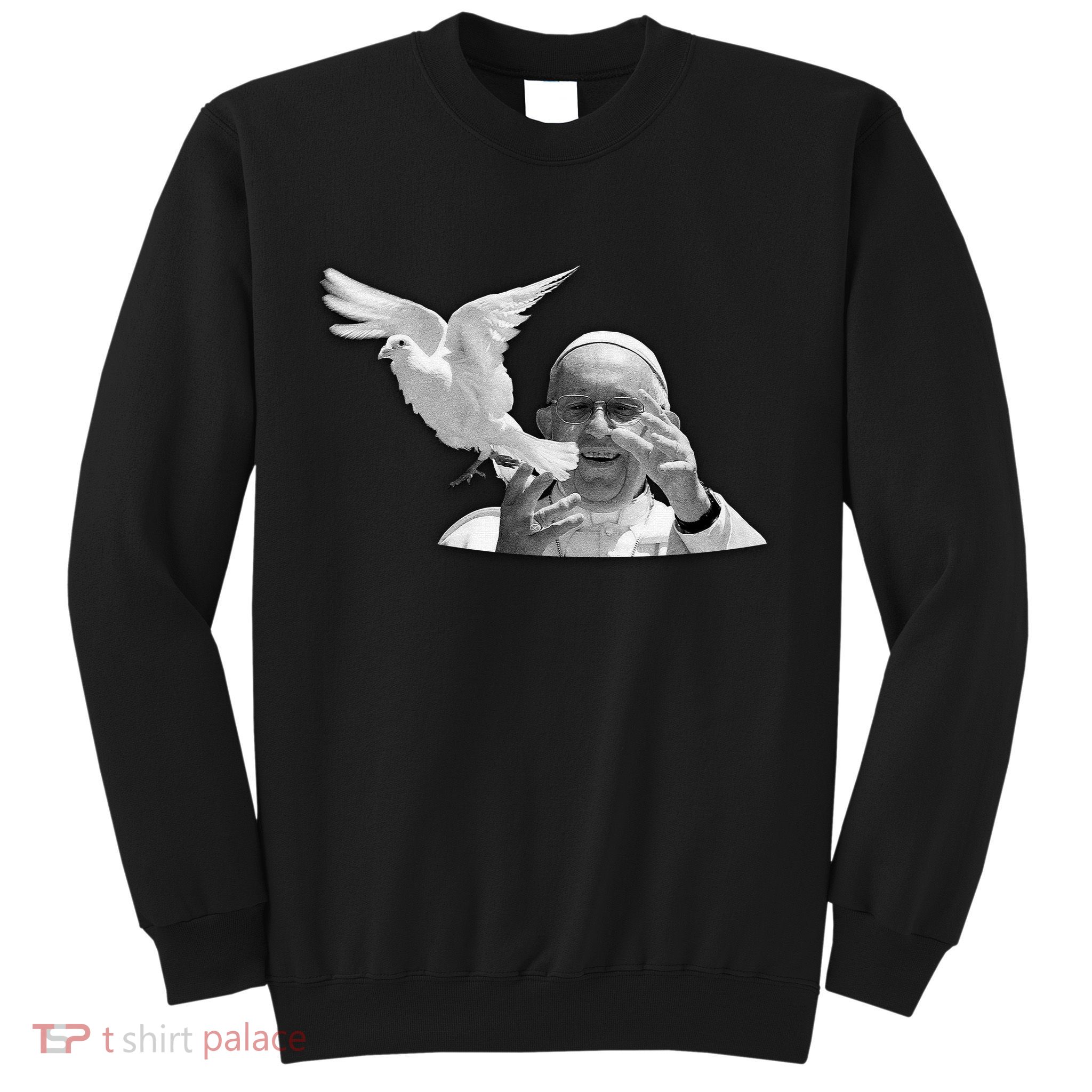 Pope Francis 1936-2025 Memorial Dove Sweatshirt
