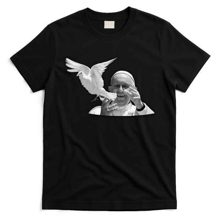 Pope Francis 1936-2025 Memorial Dove T-Shirt