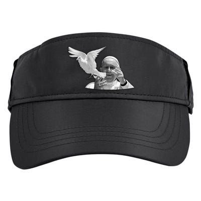 Pope Francis 1936-2025 Memorial Dove Adult Drive Performance Visor