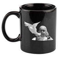 Pope Francis 1936-2025 Memorial Dove 11oz C Handle Ceramic Mug