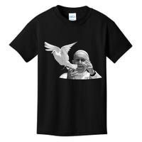 Pope Francis 1936-2025 Memorial Dove Kids T-Shirt