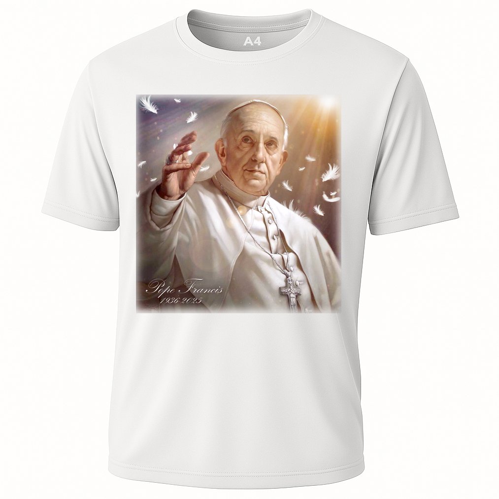 Pope Francis 1936-2025 Memorial Cooling Performance Crew T-Shirt