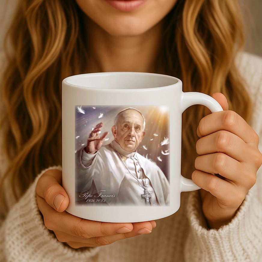 Pope Francis 1936-2025 Memorial Mug