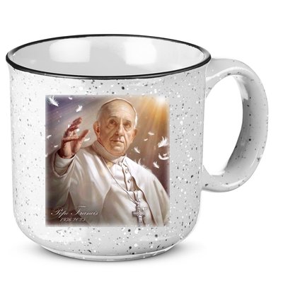 Pope Francis 1936-2025 Memorial 15oz Campfire Ceramic Mug