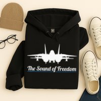 Patriotic F 14 Tomcat Fighter Jet Noise Sound Of Freedom Hoodie