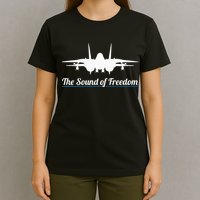 Patriotic F 14 Tomcat Fighter Jet Noise Sound Of Freedom T-Shirt