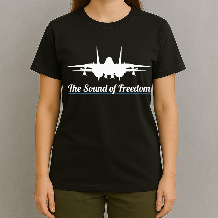 Patriotic F 14 Tomcat Fighter Jet Noise Sound Of Freedom T-Shirt