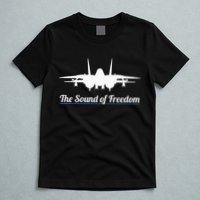 Patriotic F 14 Tomcat Fighter Jet Noise Sound Of Freedom T-Shirt