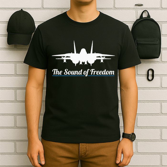 Patriotic F 14 Tomcat Fighter Jet Noise Sound Of Freedom T-Shirt