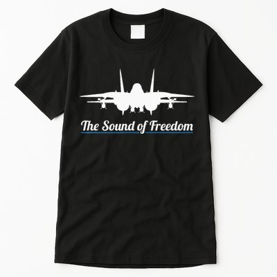 Patriotic F 14 Tomcat Fighter Jet Noise Sound Of Freedom Tall T-Shirt