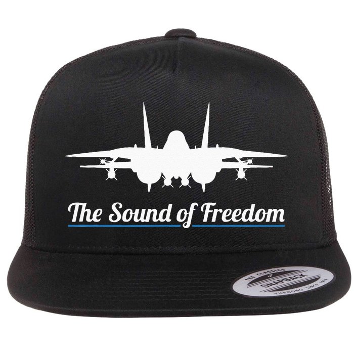 Patriotic F 14 Tomcat Fighter Jet Noise Sound Of Freedom Flatbill Hat