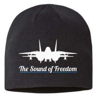 Patriotic F 14 Tomcat Fighter Jet Noise Sound Of Freedom Sustainable Beanie
