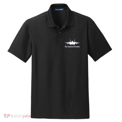 Patriotic F 14 Tomcat Fighter Jet Noise Sound Of Freedom Dry Zone Grid Polo