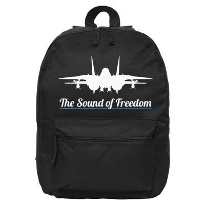 Patriotic F 14 Tomcat Fighter Jet Noise Sound Of Freedom 16 in Basic Backpack